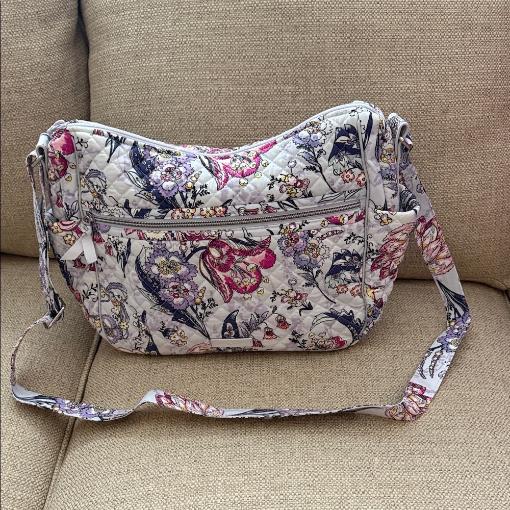 Vera Bradley Hummingbird Park Floral Quilted Crossbody Bag #27